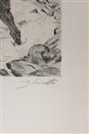 LOVIS CORINTH Two etchings.